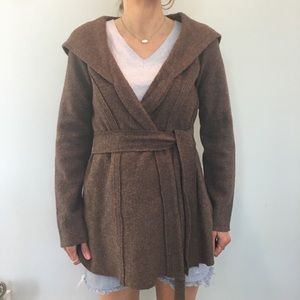 Rosie Neira - Anthropologie Brand - Wool Tie Coat